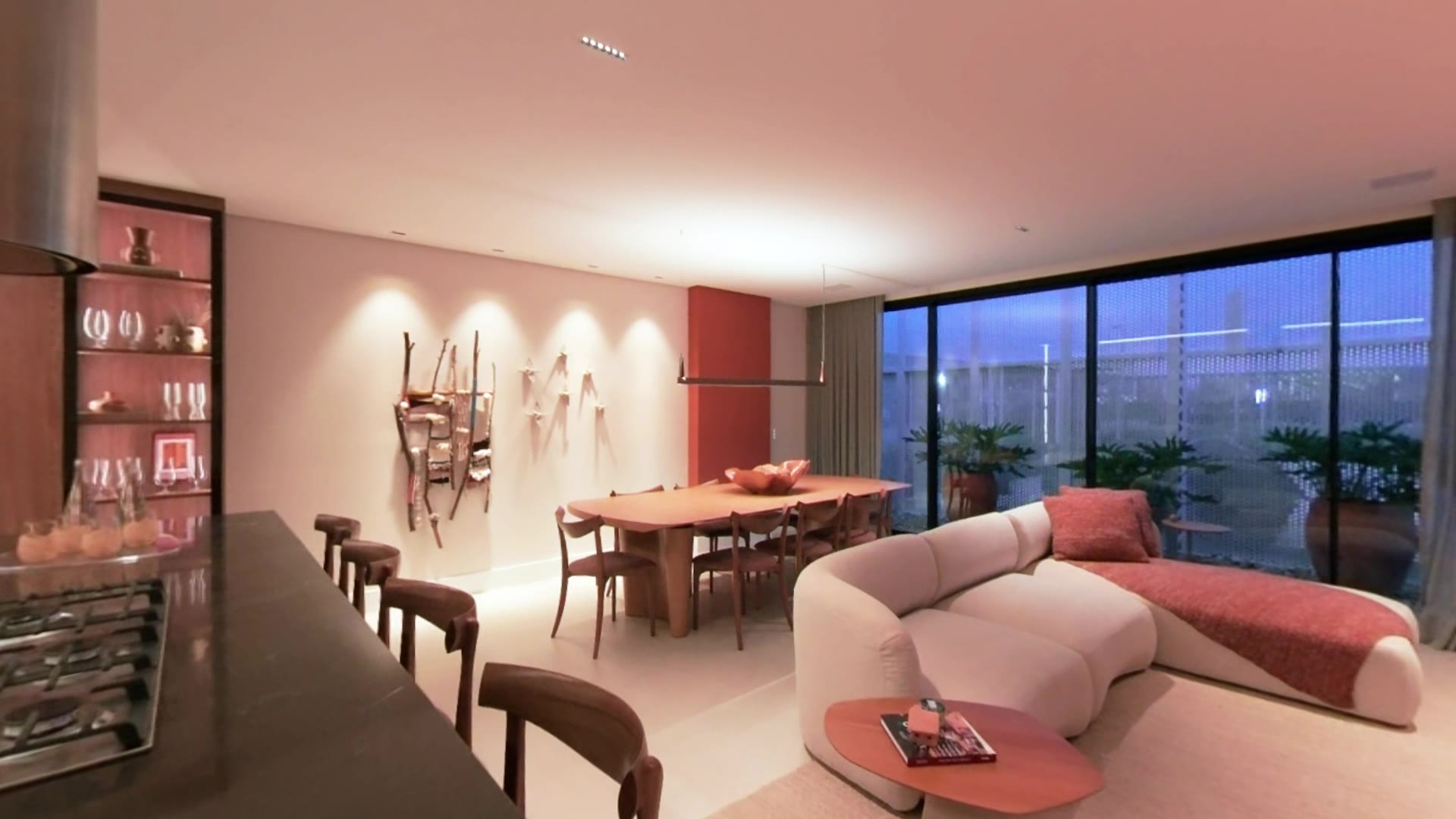 Apartamento decorado do Videiras no Vivapark Porto Belo, em vídeo 360°